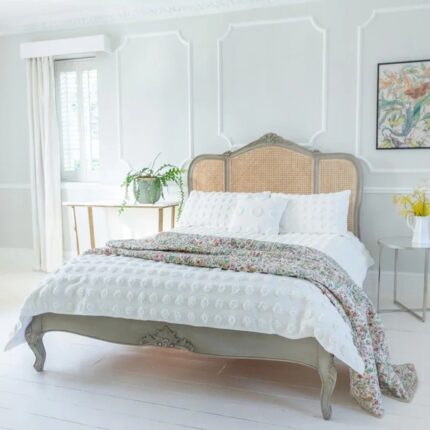 Furn Shine Normandy Rattan,Low Footboard Luxury Bed