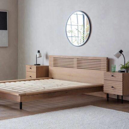 Furn Shine Okayama Acacia Bed