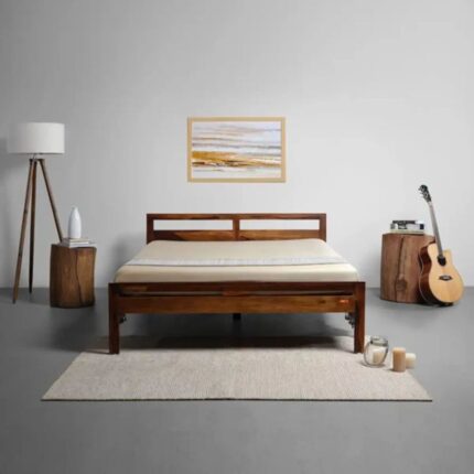 Furn Shine Shashwat King Size Modern Sheesham Solid Wood Beds