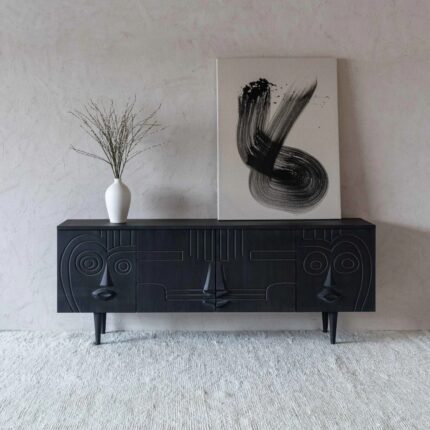 Furnshine Visage Handcrafted Modern Sideboard | Buffet Cabinet