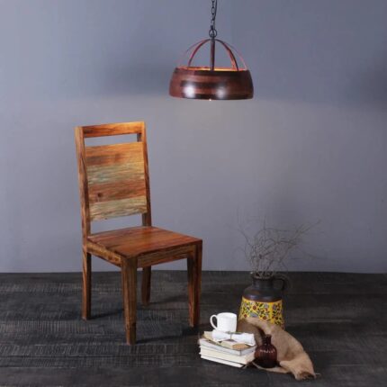 Furnshine - Rosie Solid Sheesham Wood Antique Finish Chair