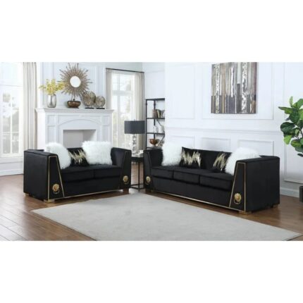 Furnshine Velvet Living Room Set Luxury Sofa Set
