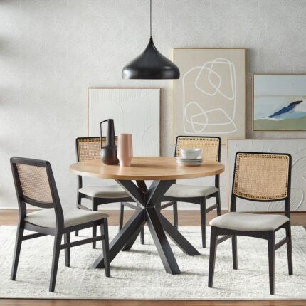 Furnshine Lifestorey Gilcrest 5 Chair Cane Dining Set