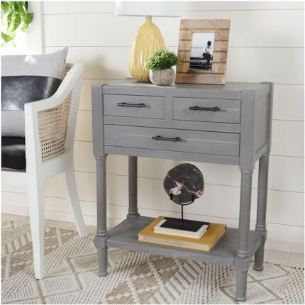 Furnshine - Bassett 3-Drawer Bottom Shelf Console Table