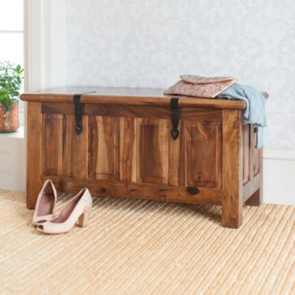 Furnshine Mid-Century Storage Trunk Cum Coffee Table