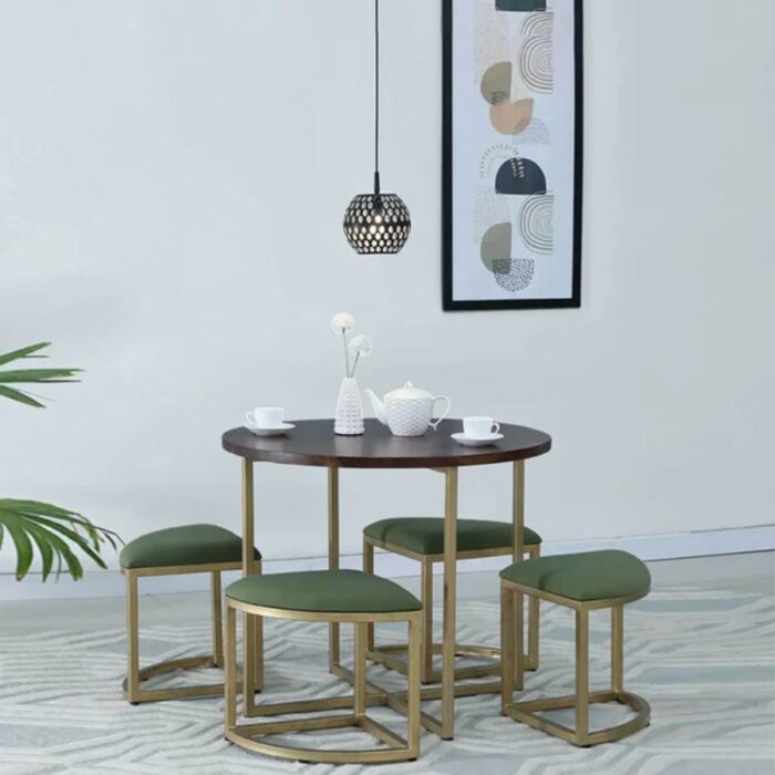 Furnshine - Bravo Solid Wood 4-Seater Dining Set - Image 1