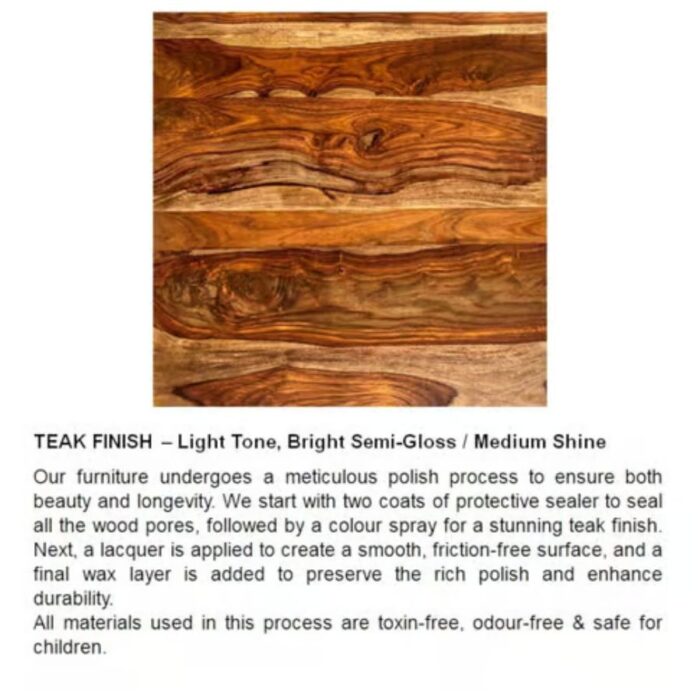 Furnshine - Nelda Solid Sheesham Wood Square Side Table - Image 11