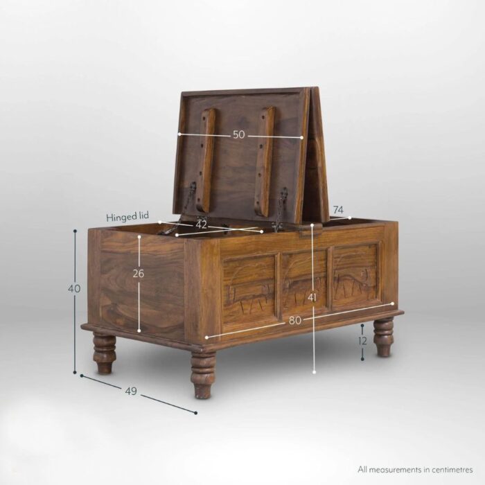 Furnshine - Winton Elephant Style Trunk & Coffee Table - Image 6