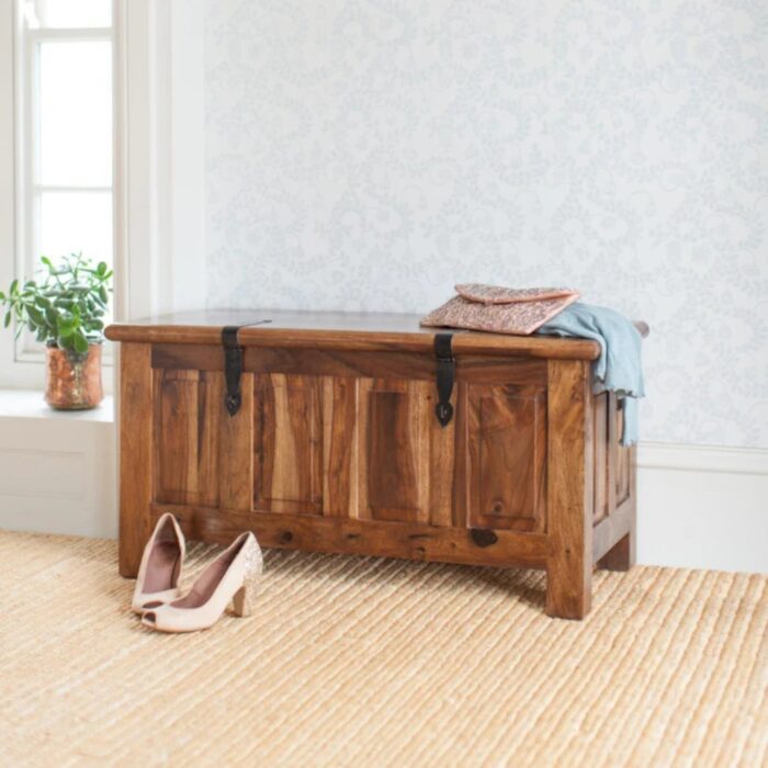 Furnshine - Seldon Sheesham Wood Storage Trunk Cum Coffee Table - Image 2