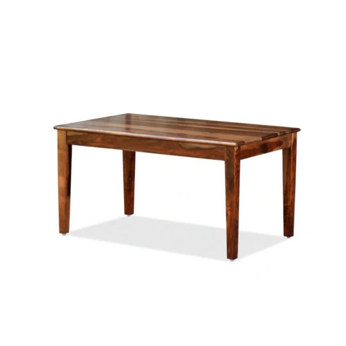 Furn Shine - Evelyon Rattan Sheesham Wood 6-Seater Dining Table - Image 2
