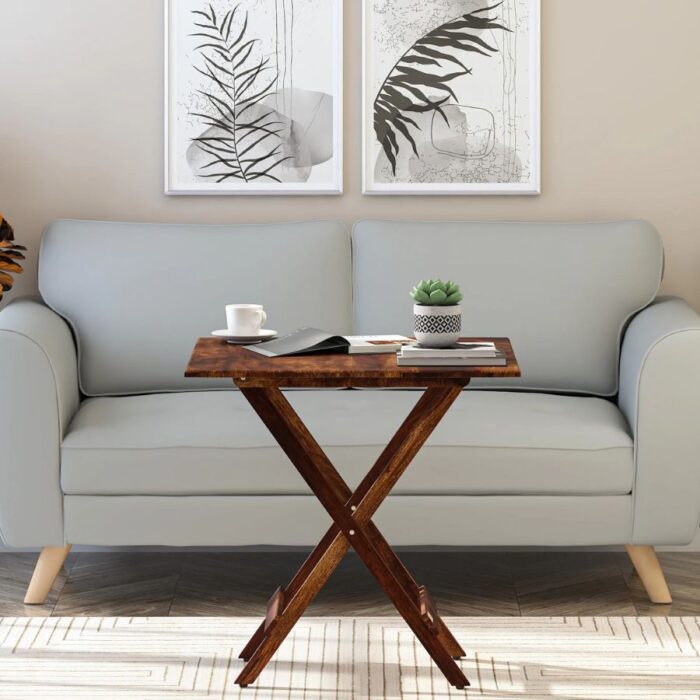 Furnshine - Tyne Sheesham Wood Foldable Coffee Table - Image 1