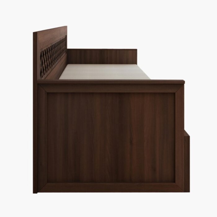 Furnshine - Greeley Fabric 3-Seater Sofa Bed - Brown - Image 3