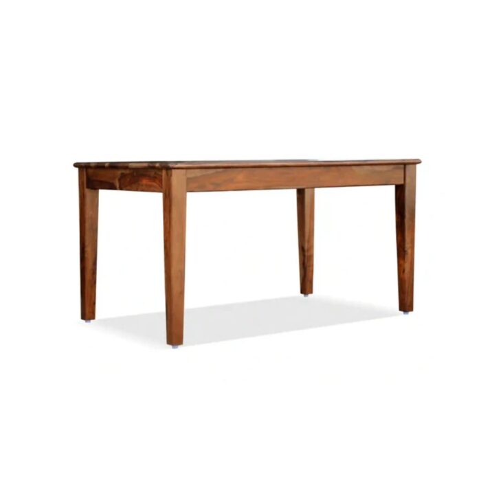 Furn Shine - Evelyon Rattan Sheesham Wood 6-Seater Dining Table - Image 3
