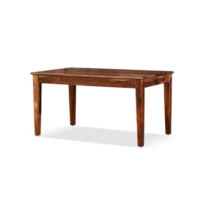 Furn Shine - Evelyon Rattan Sheesham Wood 6-Seater Dining Table - Image 5