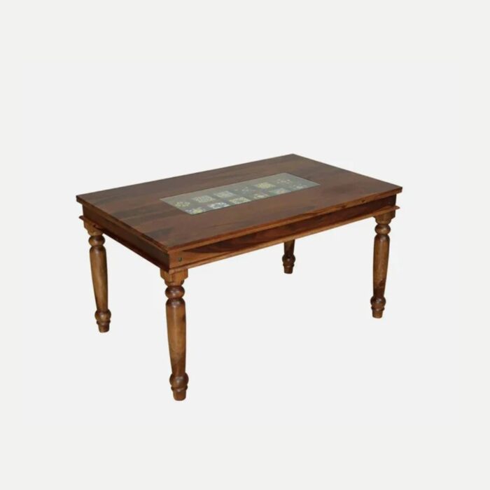 Furnshine - Rosa Sheesham Solid Wood 6 Seater Dining Sets With Cushioned Chair - Image 2