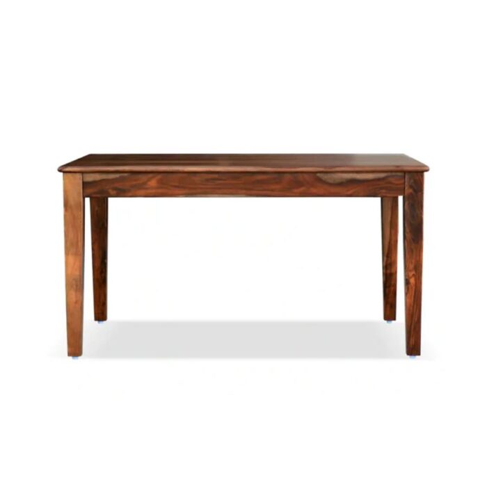 Furn Shine - Evelyon Rattan Sheesham Wood 6-Seater Dining Table - Image 6