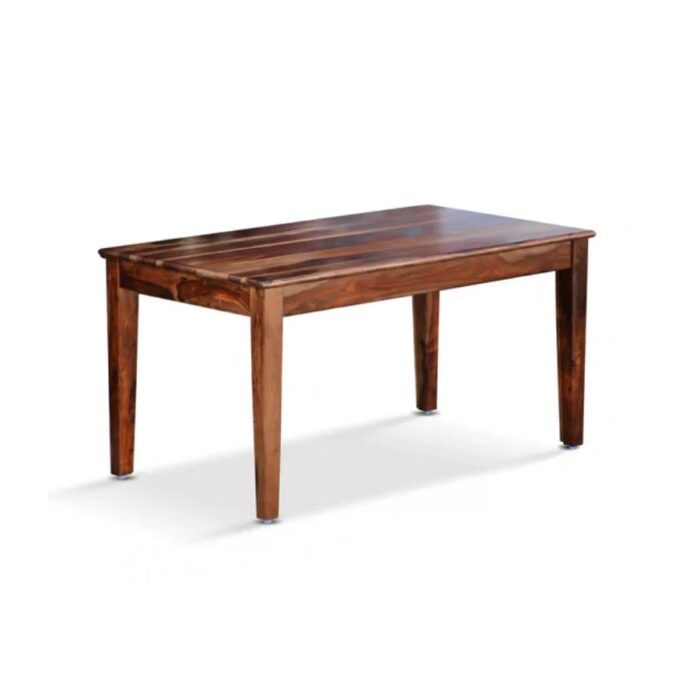 Furn Shine - Evelyon Rattan Sheesham Wood 6-Seater Dining Table - Image 7