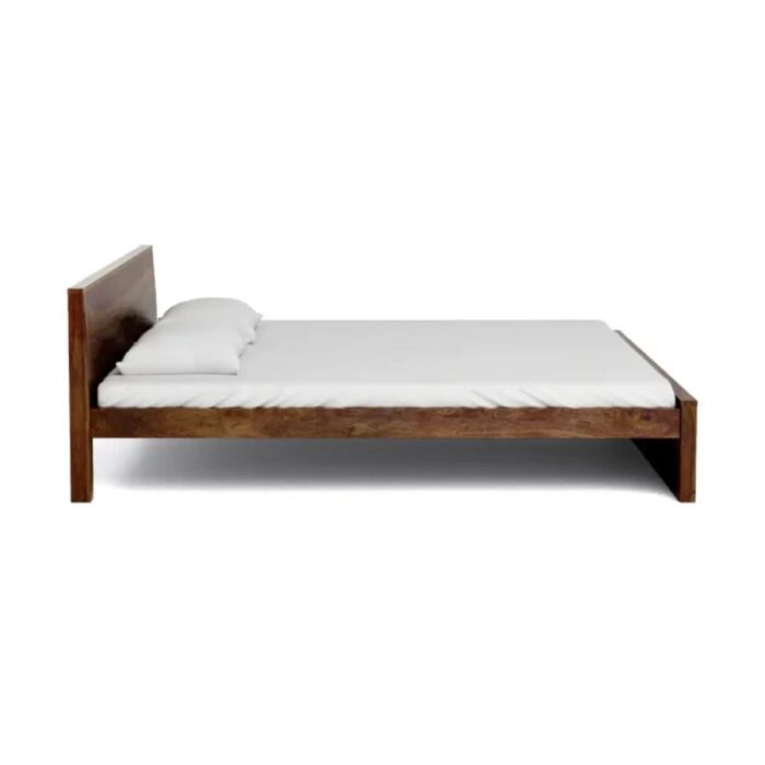 Furnshine - Sherman Solid Sheesham Wood King Size Bed Without Storage - Image 2