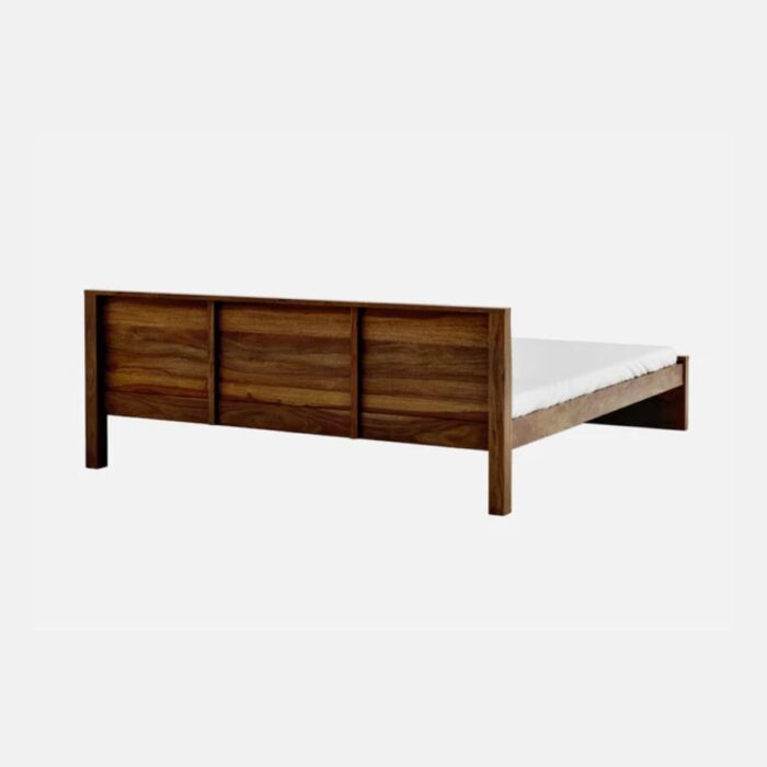 Furnshine - Sherman Solid Sheesham Wood King Size Bed Without Storage - Image 3