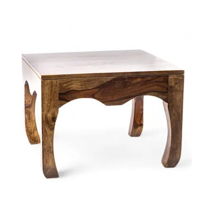 Furnshine - Nelda Solid Sheesham Wood Square Side Table - Image 2