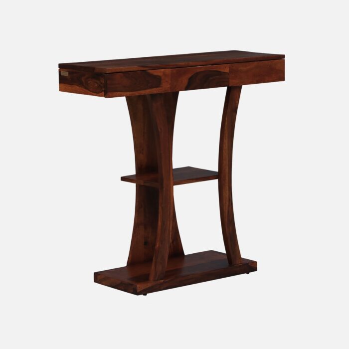 Furnshine - Hawes Sheesham Wood Console Side Table with Drawer Storage - Image 2