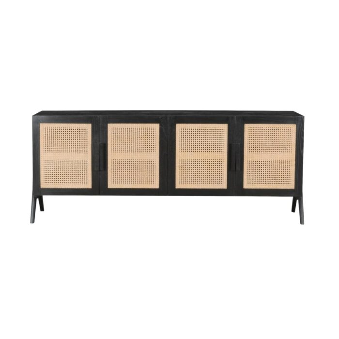Furnshine - Trisha Teak Wood & Rattan TV Unit - Image 2