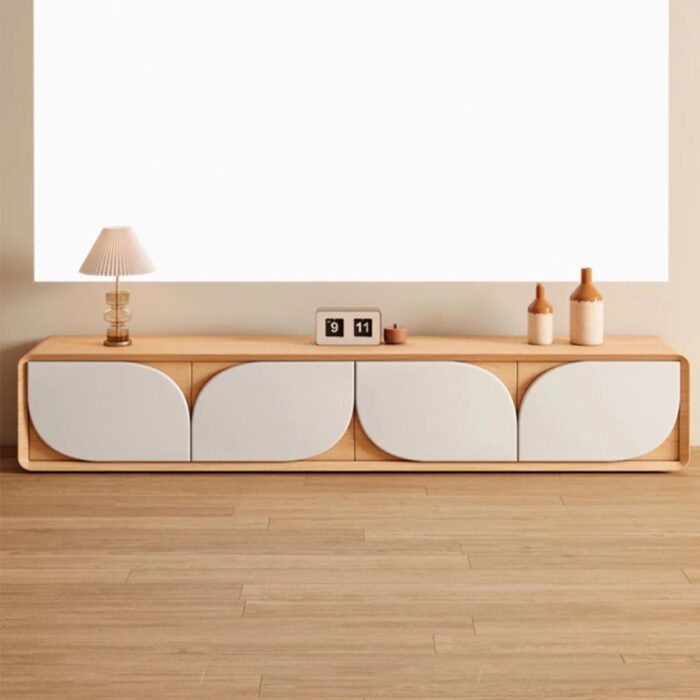 Furnshine - Crockett Rectangular TV Stand with 4 Drawers & Enclosed Storage - Image 1