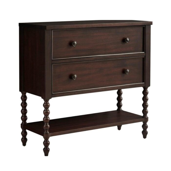 Furnshine - Carlyle Solid Wood 2-Drawer Accent Chest - Image 3
