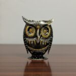 Furnshine - Henley Handcrafted Decorative Iron Owl Pen Stand, Home Decor Gift Item, Unique Black Showpiece - Image 3