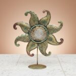 Furnshine - Ridley Handcrafted Artistic Sun Tabletop Decor – Multicolor Metal Cutwork Indian Home Accent Showpiece - Image 2