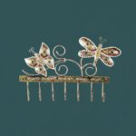 Furnshine - Sherlock Elegant Butterfly Design Key Holder – Durable Metal Wall Mounted Key Rack with 7 Hooks - Image 2