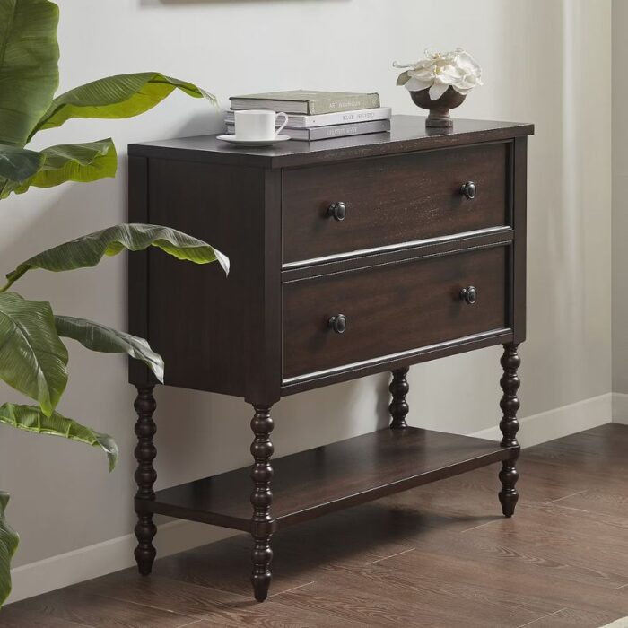 Furnshine - Carlyle Solid Wood 2-Drawer Accent Chest - Image 12