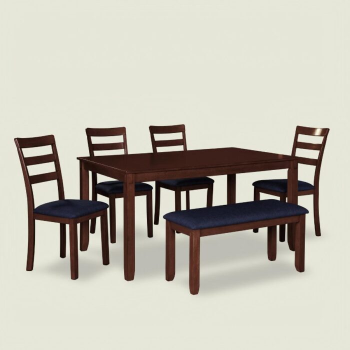 Furnshine - Paloma Solid Mango Wood 4 - Seater Dining Table Set with Bench - Image 2