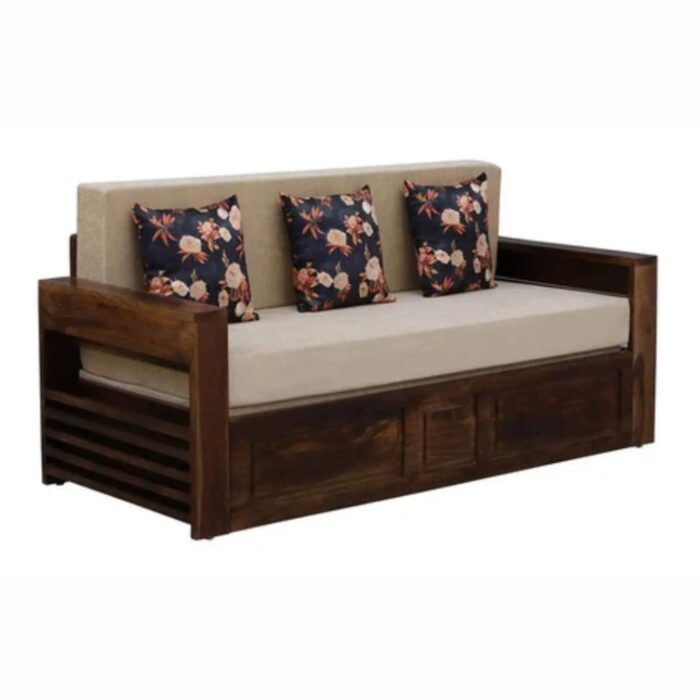 Furn Shine Arlo Solid Sheesham Wood Sofa cum Beds - Image 3