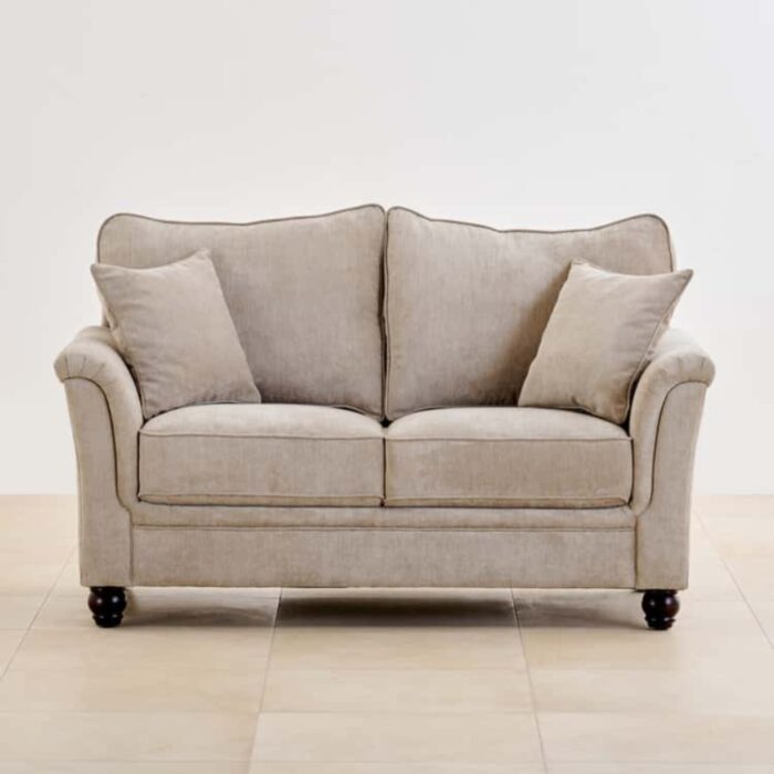 Furn Shine - Eddey Fabric 3+2 Seater Sofa Set - Olive Beige - Image 2