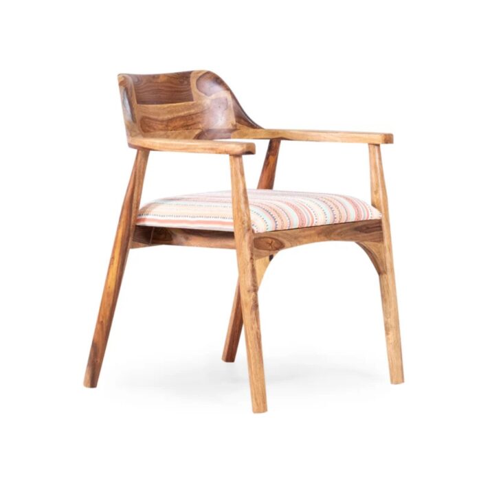 Furnshine - Edie Sheesham Wood Dining/Armrest Chair - Image 2