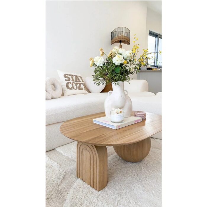 Furnshine - Vinson Solid Mango Wood Coffee Table - Image 2