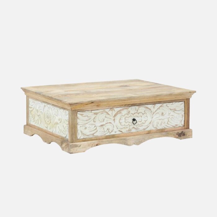 Furnshine - Hadden Mango Wood Rectangular Coffee Table - Image 2