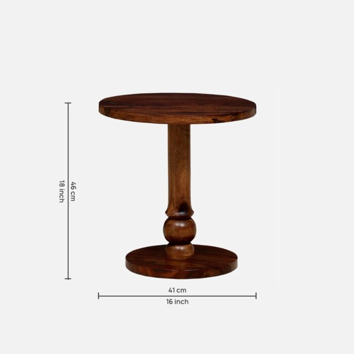Furnshine - Taffeta Sheesham Wood Bedside/Sofa Side Table/End Table - Image 5