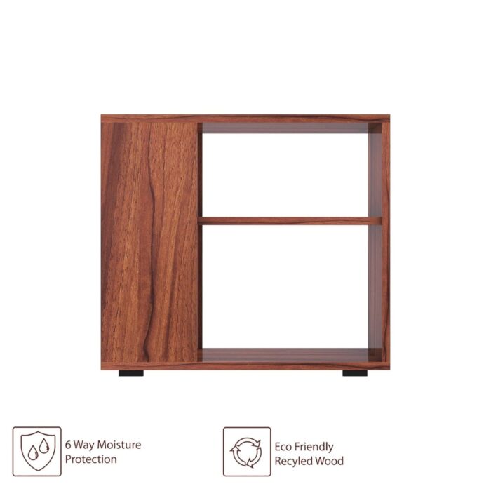 Furnshine - Delbert Engineered Wood End Table/Side Table (Asian Walnut) - Image 4