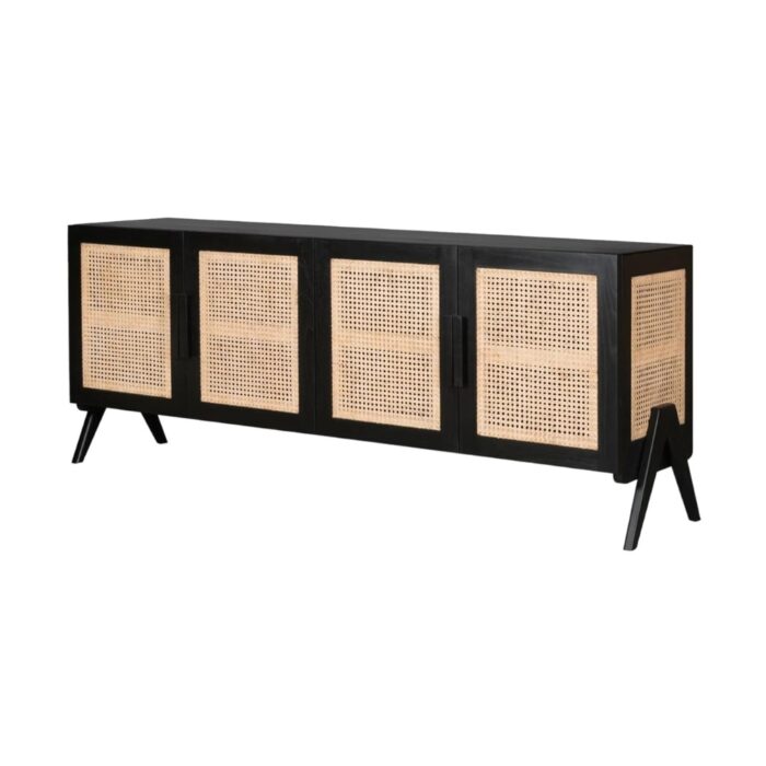 Furnshine - Trisha Teak Wood & Rattan TV Unit - Image 5