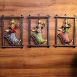 Furnshine - Farley Handcrafted Metal Angel Wall Hanging – 3-Piece Framed Decorative Art for Home & Living Room - Image 2