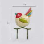 Furnshine - Alcott Vibrant Single Bird Two Metal Wall Hook | Hand-Painted Decorative Hanger for Home, Balcony & Kids Room Decor - Image 3