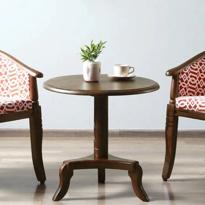 Furnshine - Seeley Sheesham Wood Round Coffee Table - Image 1
