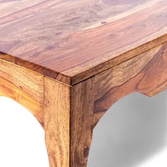 Furnshine - Nelda Solid Sheesham Wood Square Side Table - Image 4