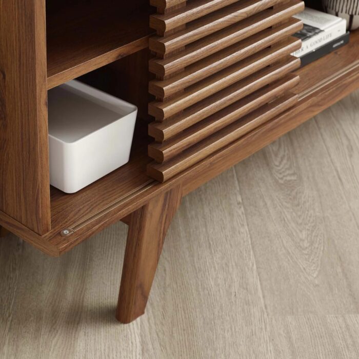Furnshine - Modway Render 46" Corner TV Stand With Wal Finish - Image 5