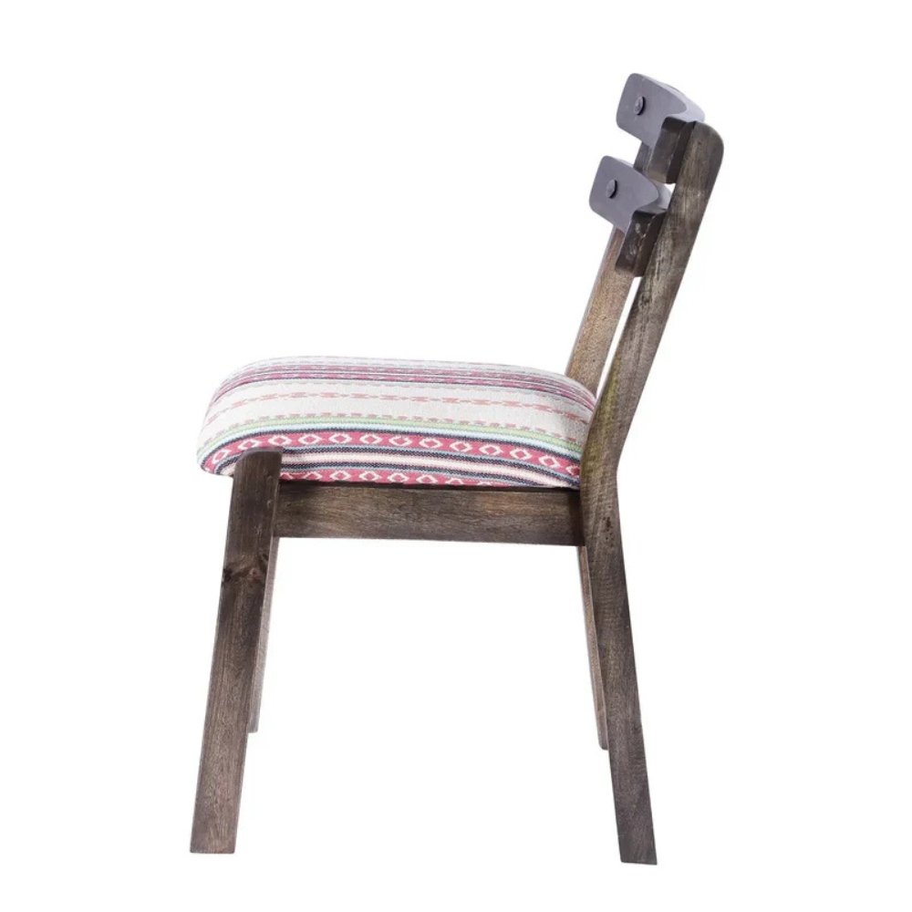 4-18-1.jpg Furnshine - Leonora Solid Mango Wood Vintage Finish Chair - Image 3