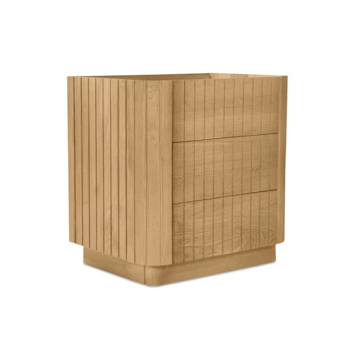 Furnshine - Annesley 3 Drawer 28" W Solid Wood Chest of Drawers - Image 7