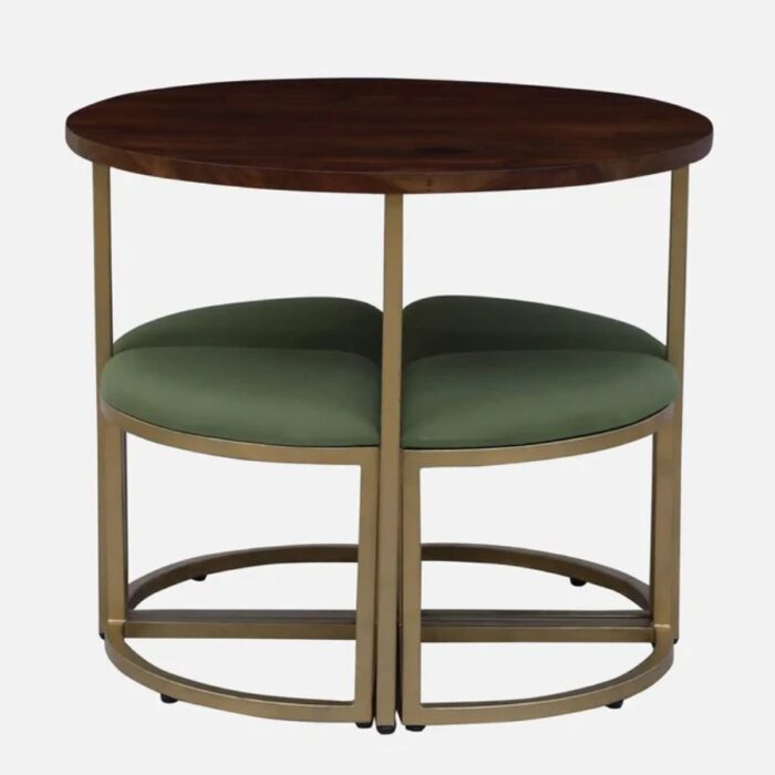 Furnshine - Bravo Solid Wood 4-Seater Dining Set - Image 3
