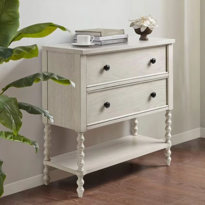 Furnshine - Carlyle Solid Wood 2-Drawer Accent Chest - Image 14